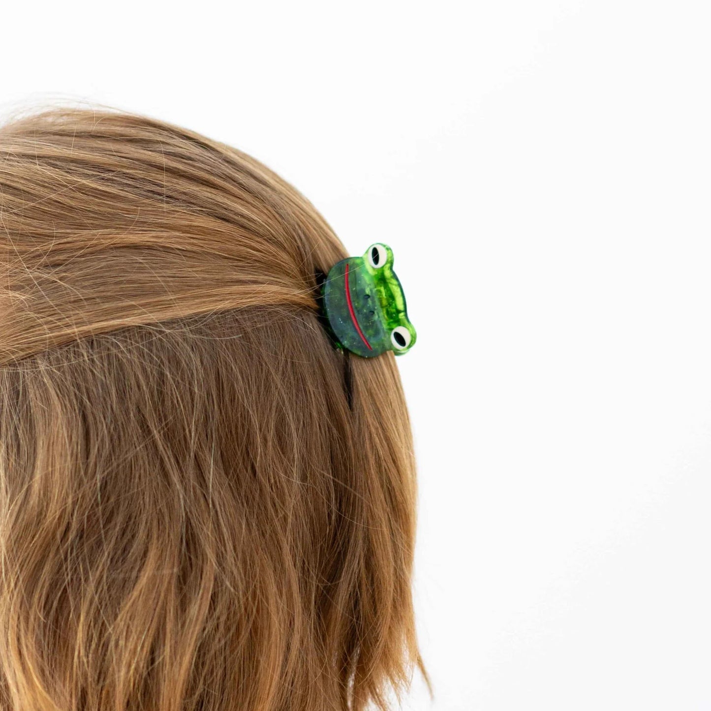 Mini Green Froggy Hair Claw