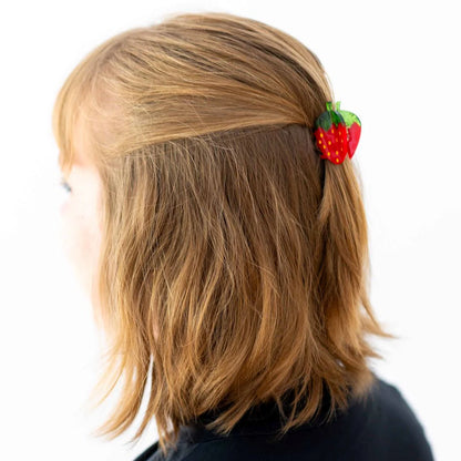 Mini Red Strawberry Hair Claw